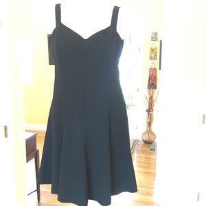 Chaps Little Black Fit & Flare Dress
